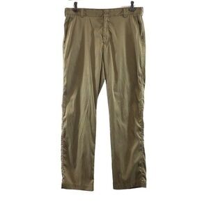 Nike Golf Dri Fit Chino‎ Pants Mens 34x32 Flat Front Straight Leg Tan